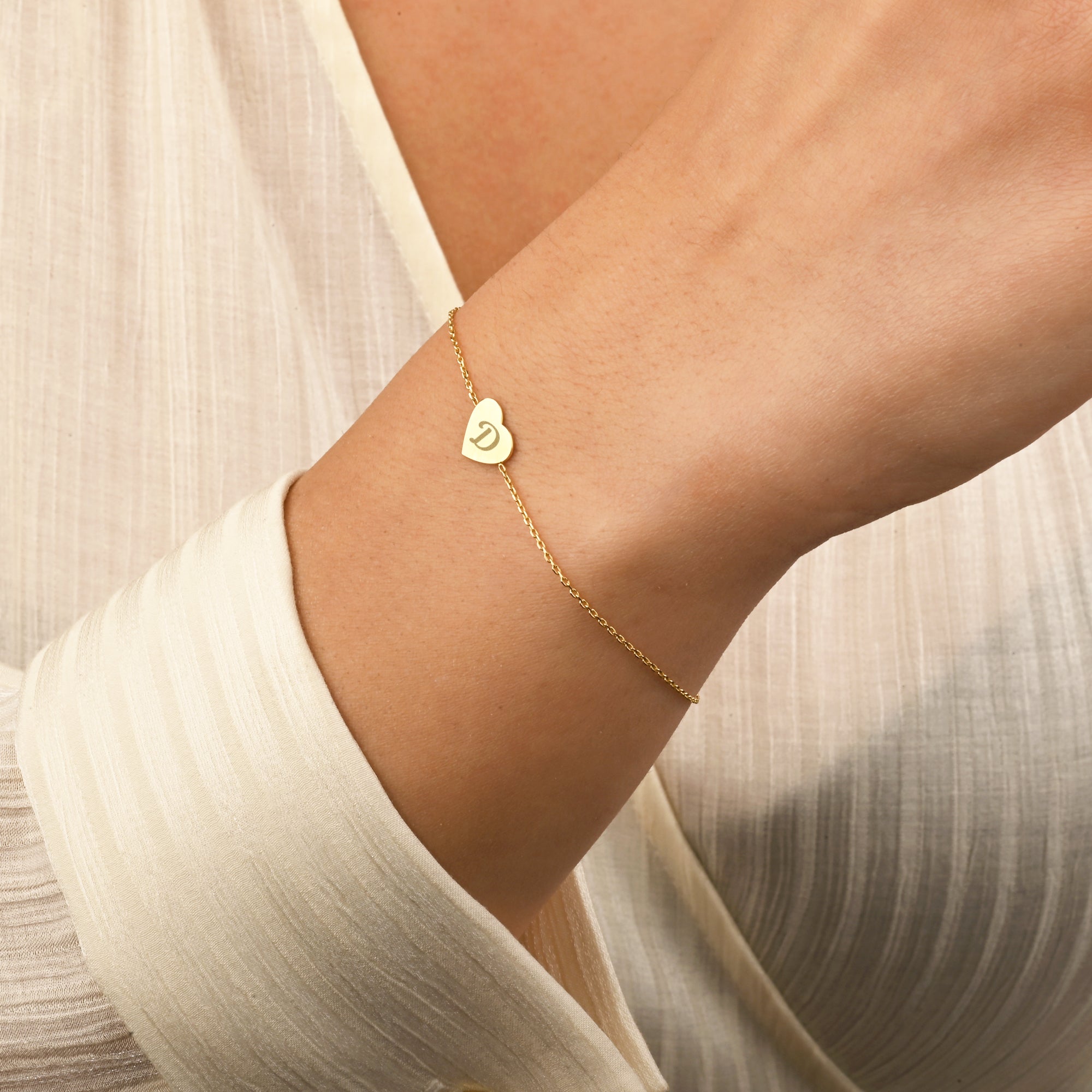 Kalp Bileklik - Kişiselleştirilebilir