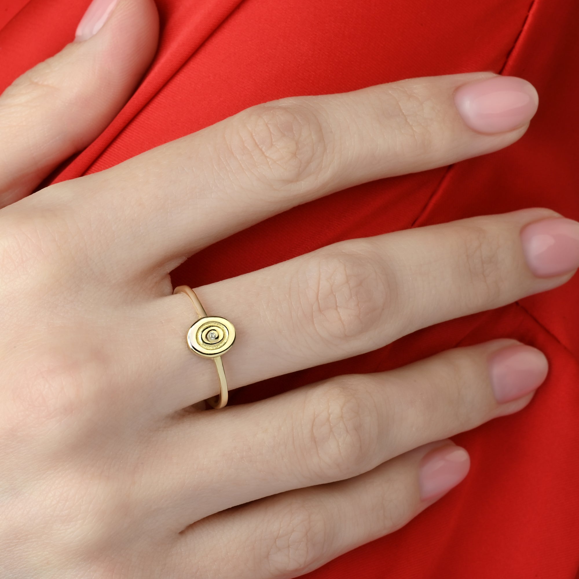 Elité Capsule Nude Madalyon Yüzük