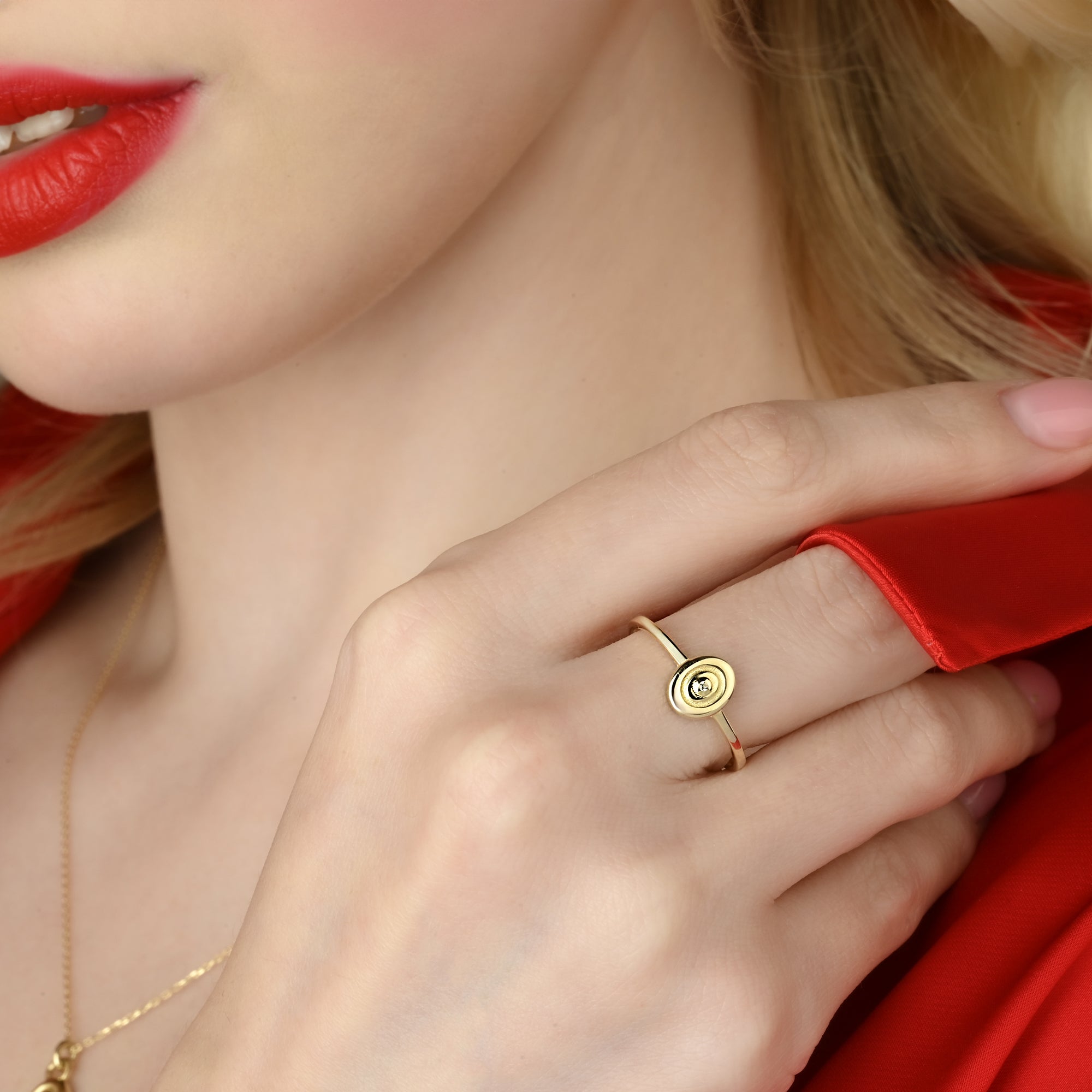 Elité Capsule Nude Madalyon Yüzük