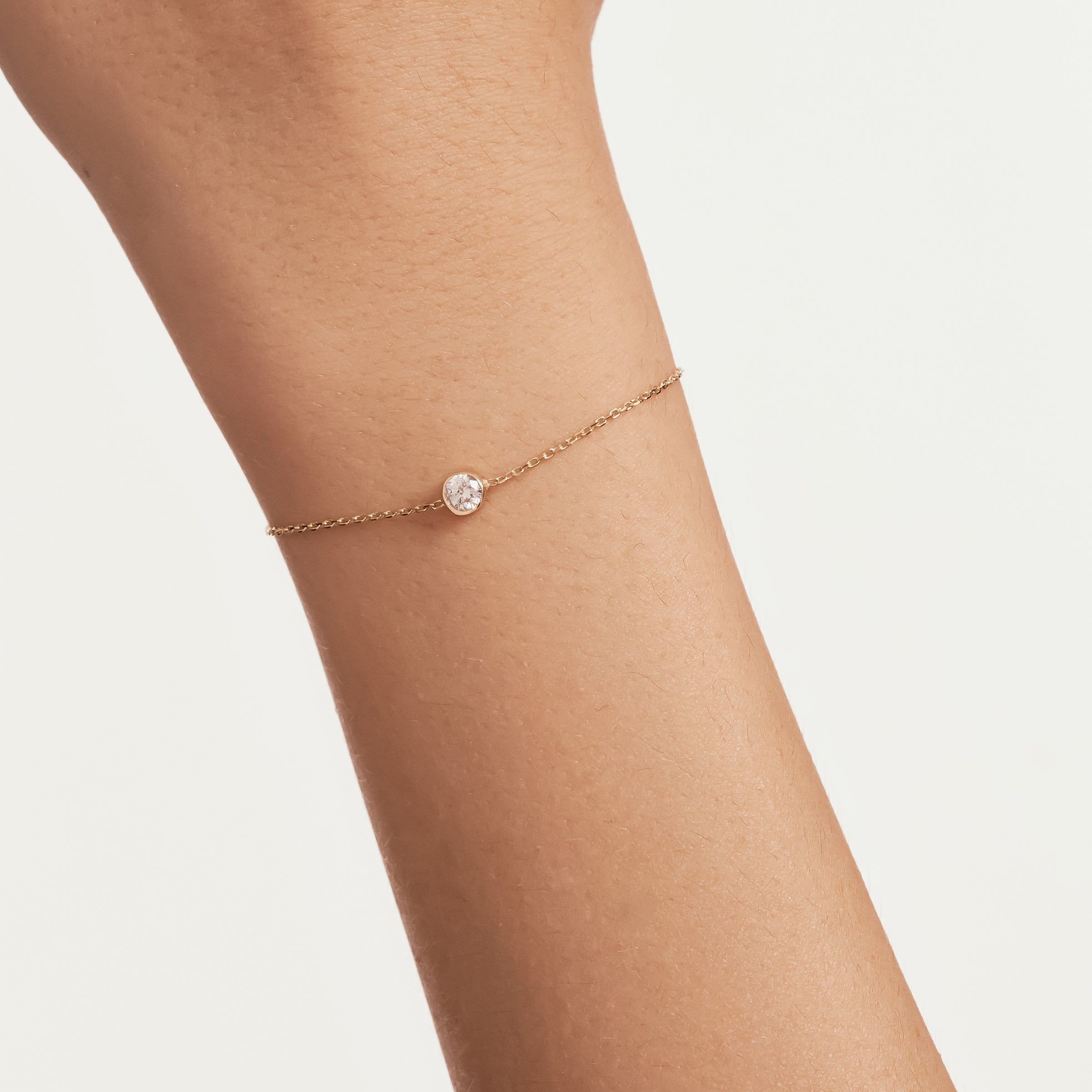 Tektaş Minimalist Altın Bileklik