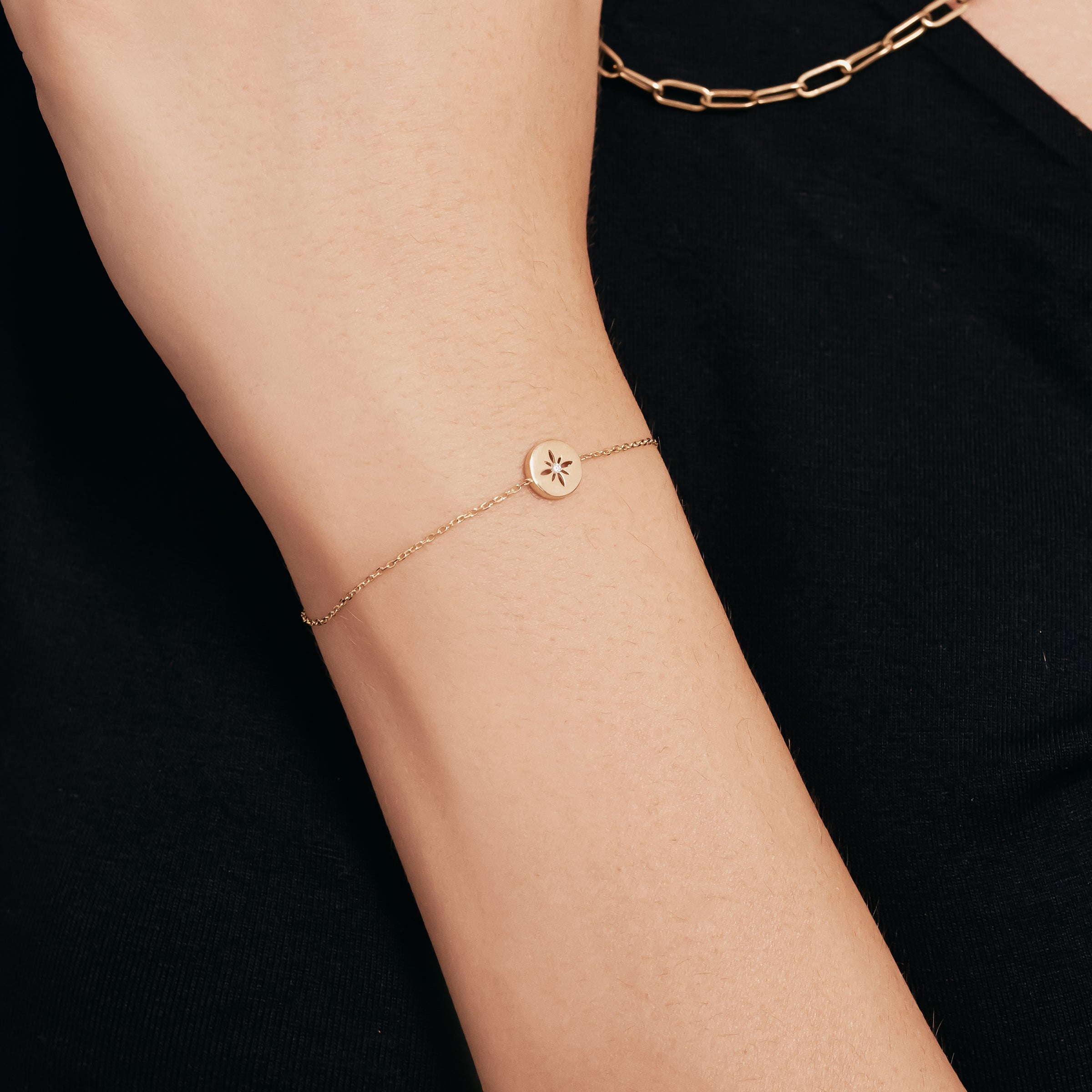 Tılsım Minimalist Altın Bileklik