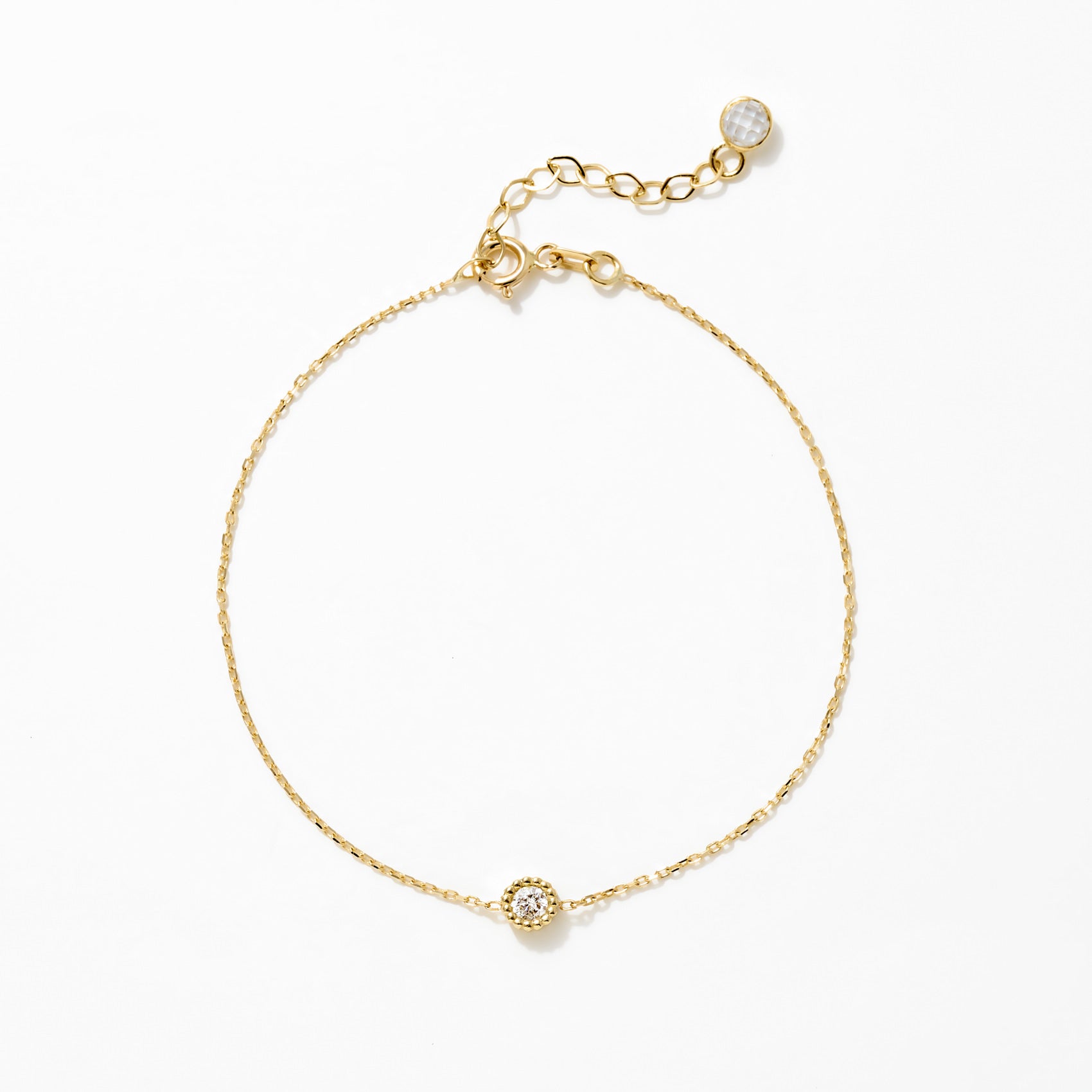 Tek Taş Minimalist Bileklik