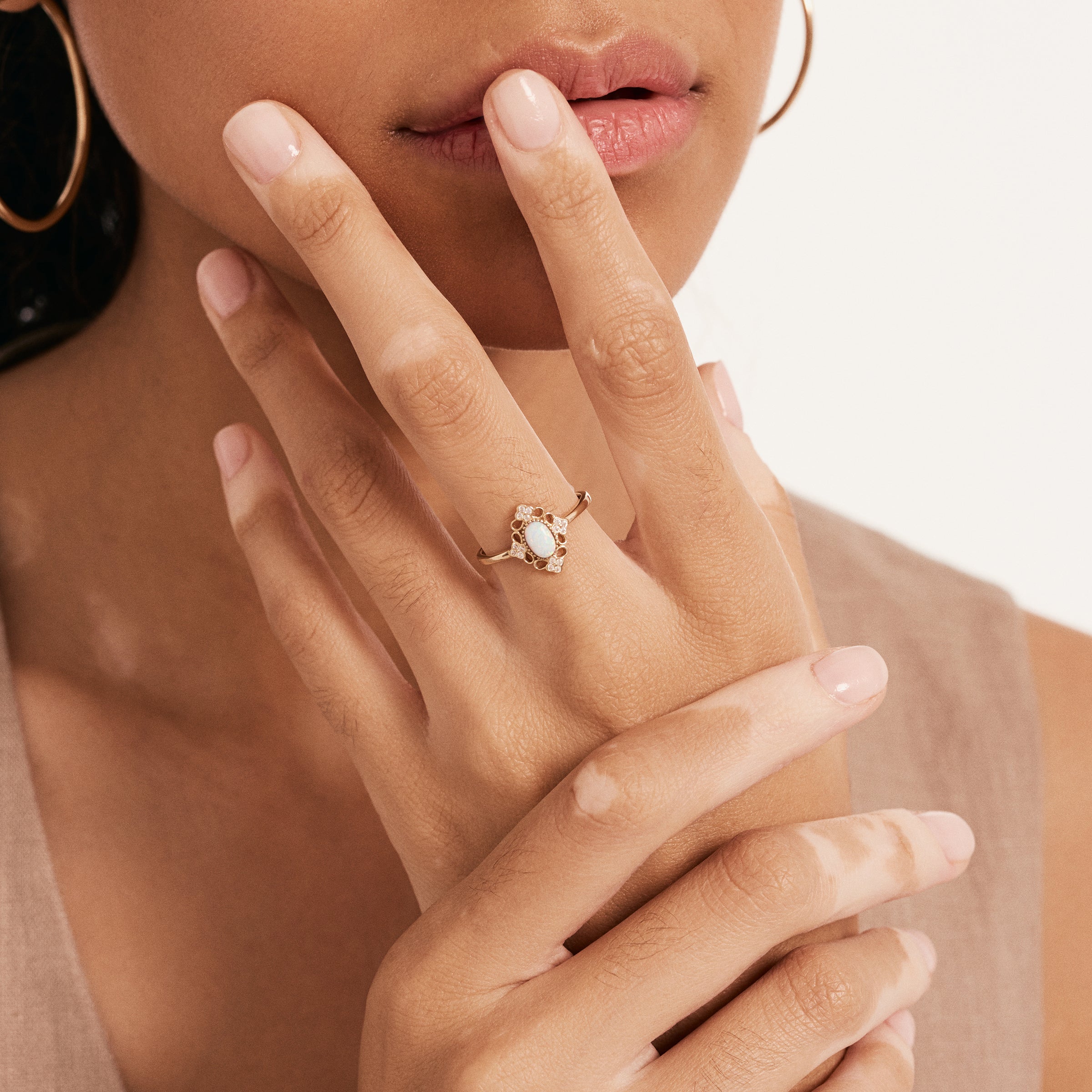 Vintage Opal Yüzük