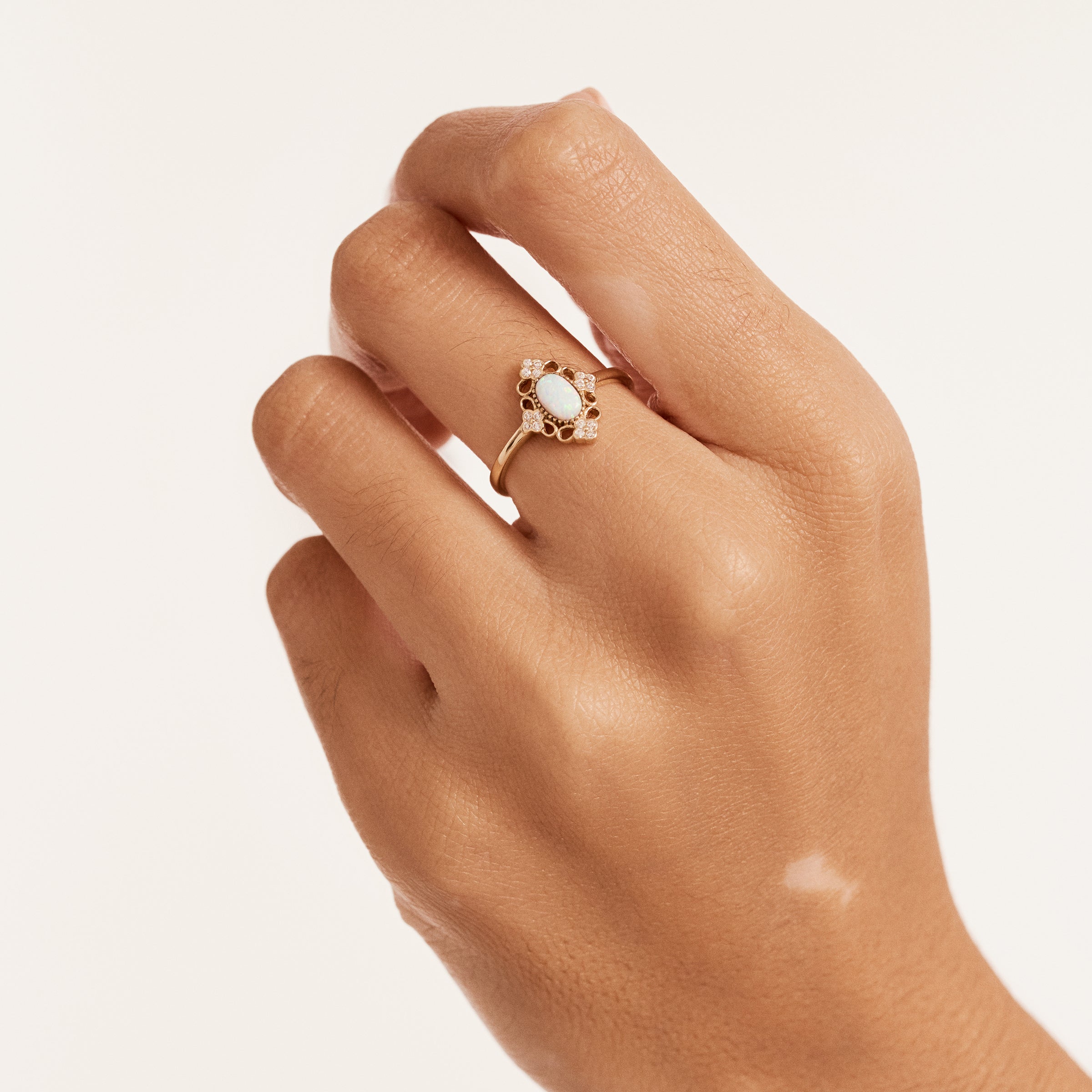 Vintage Opal Yüzük