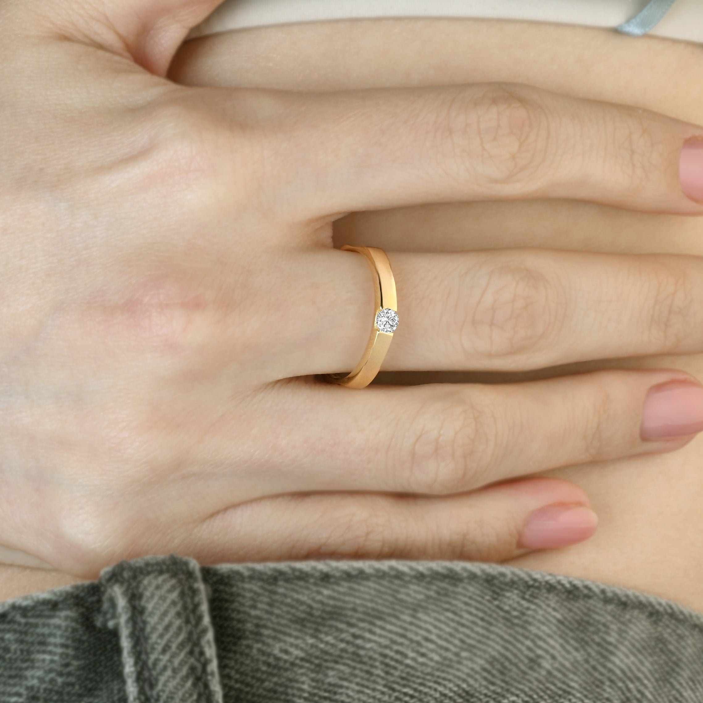 Scolle Tektaş Yüzük