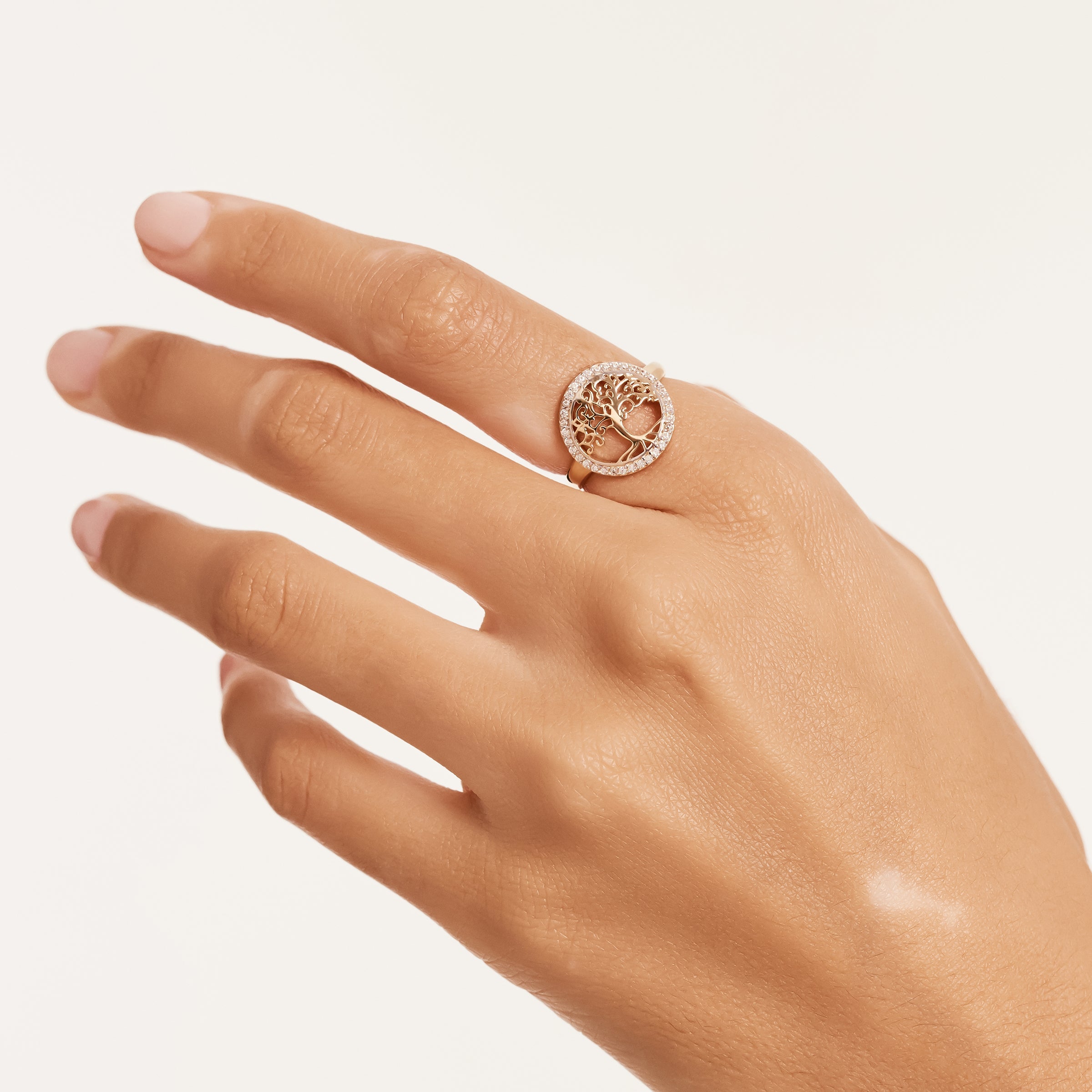 Hayat Ağacı Altın Yüzük