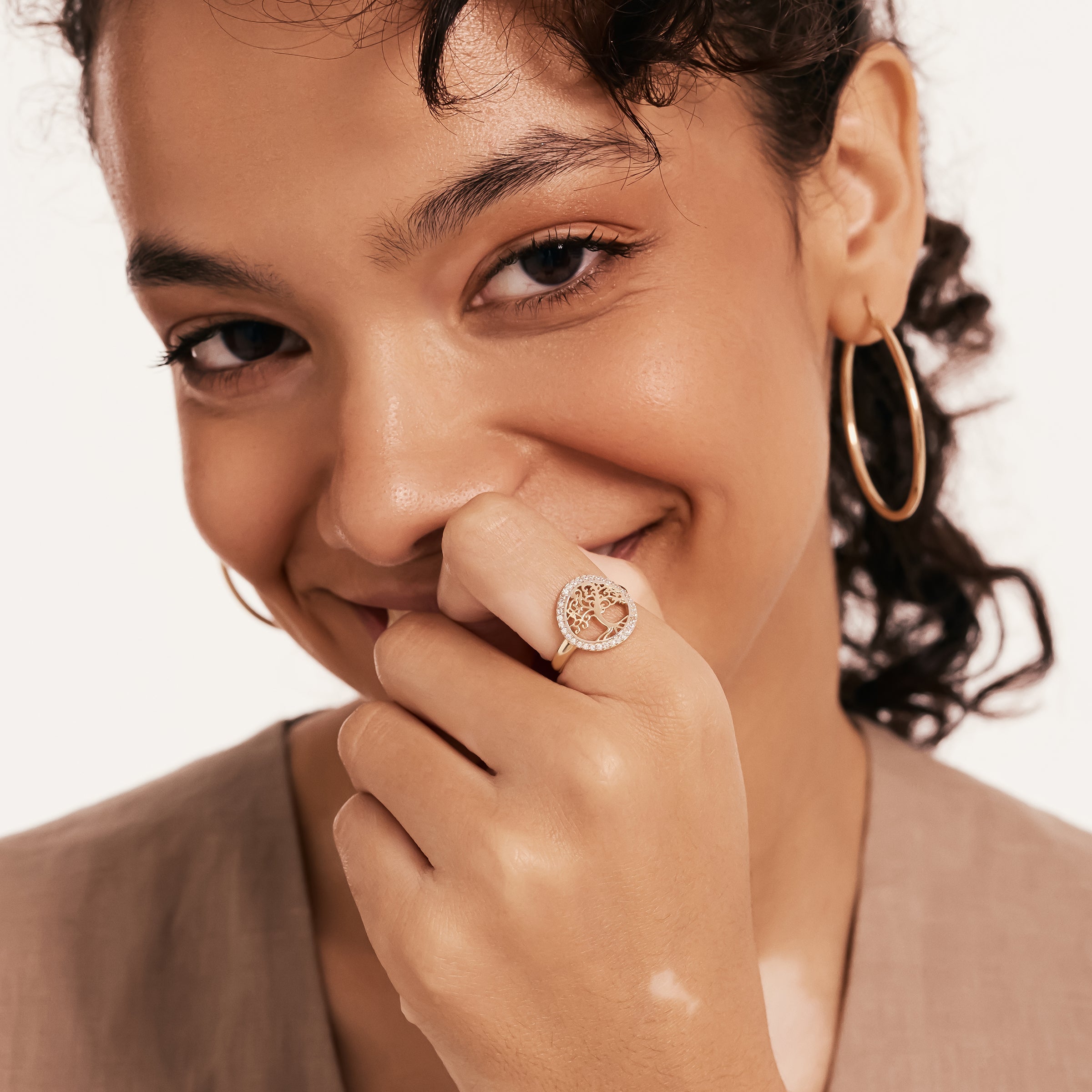 Hayat Ağacı Altın Yüzük