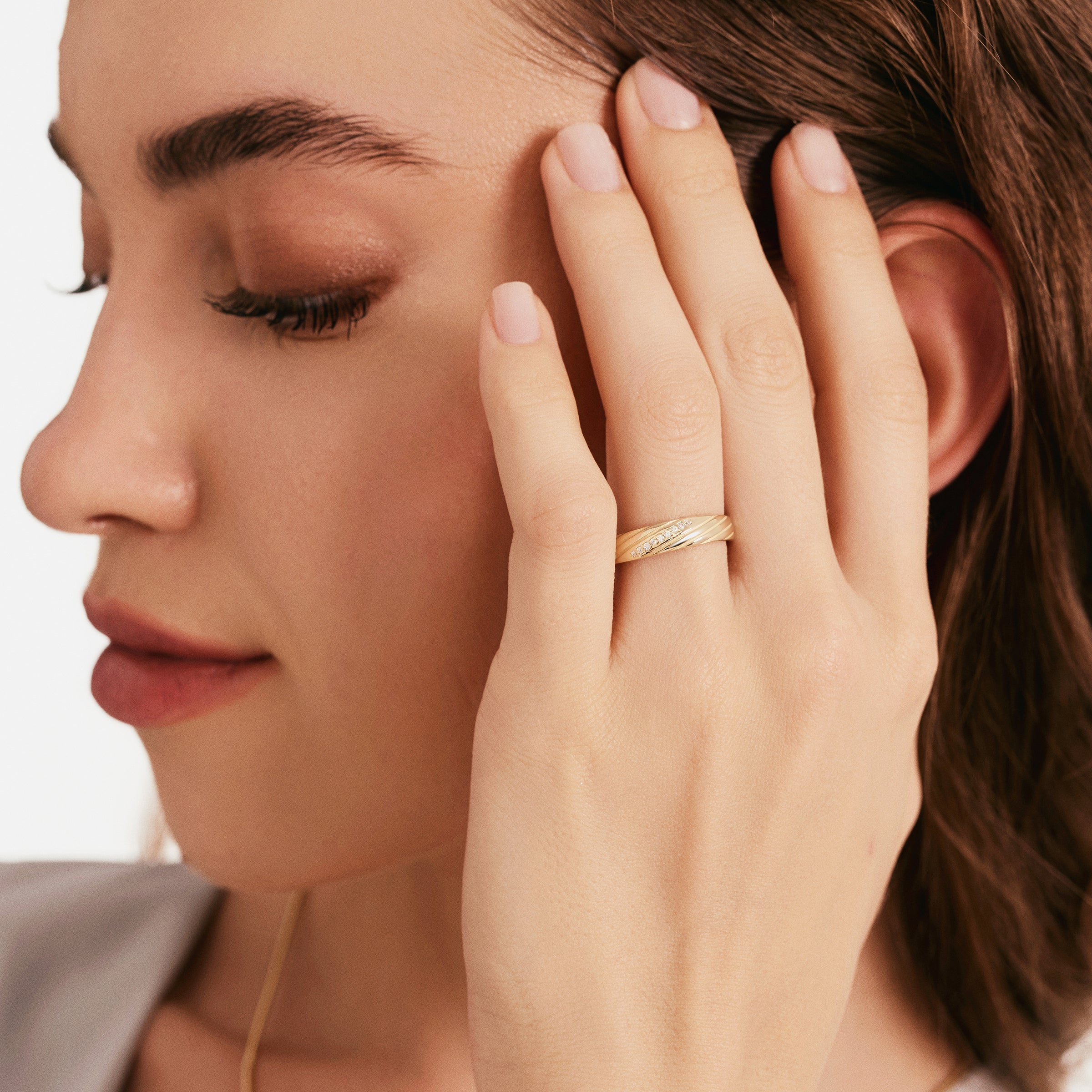 Tasarım Alyans Altın Yüzük