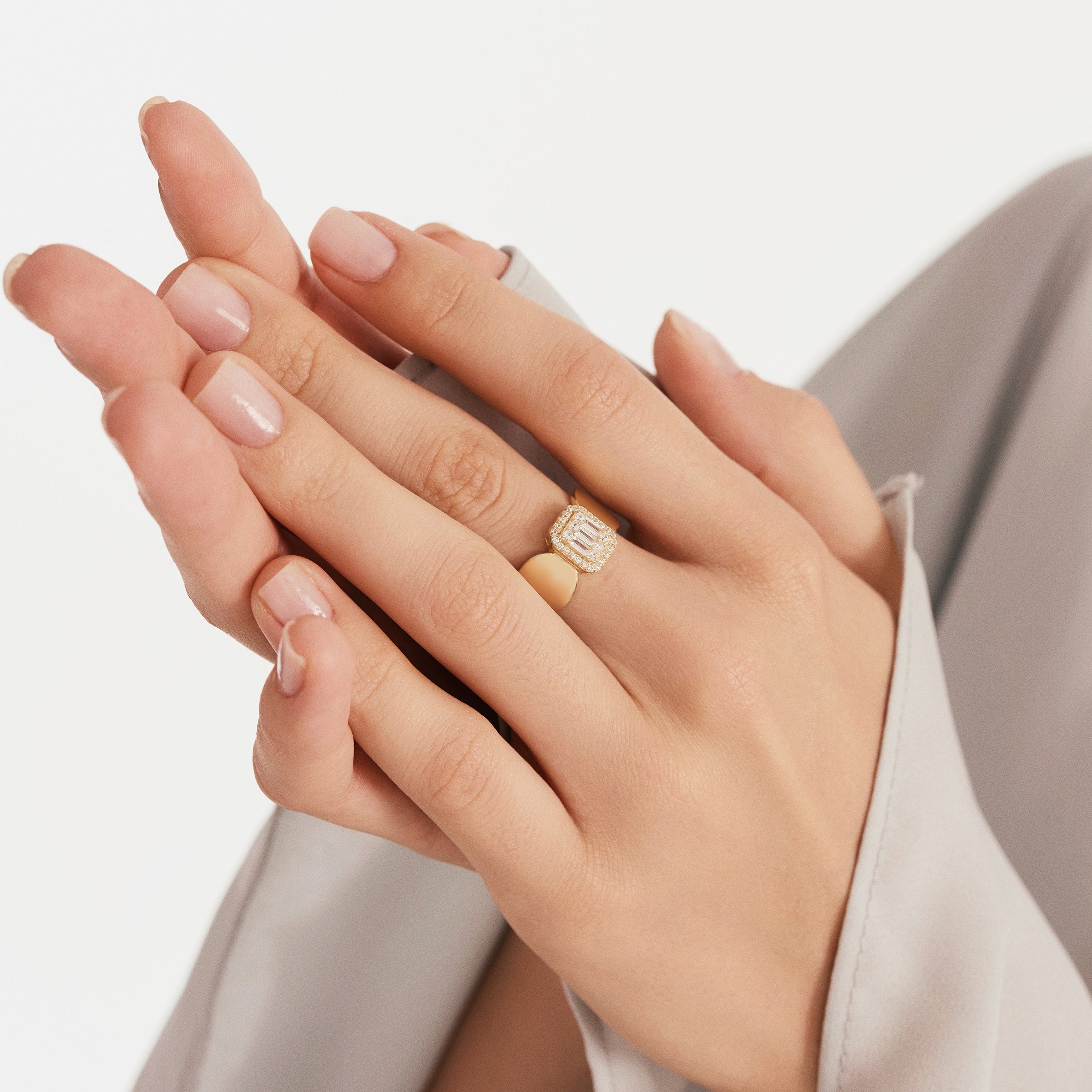 Baget Elegant Altın Yüzük