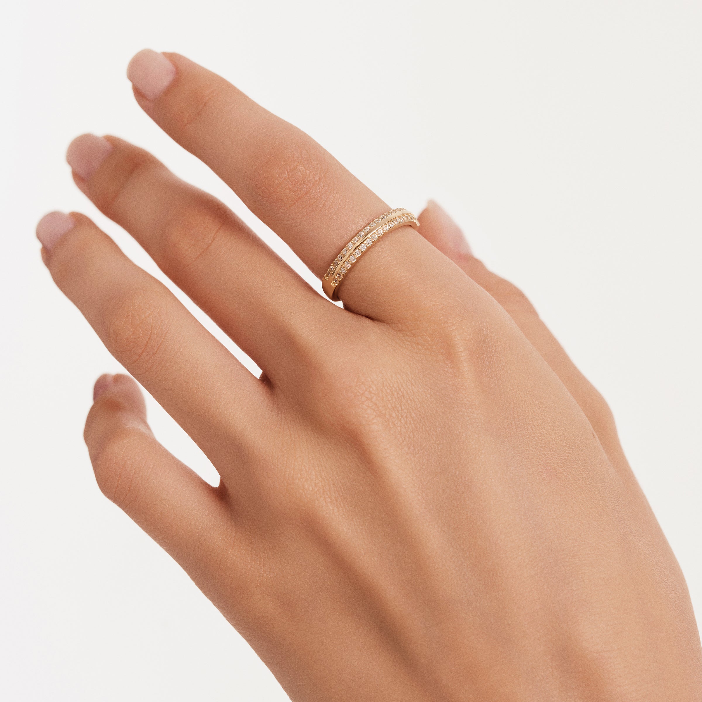 Sıra Taşlı Altın Alyans