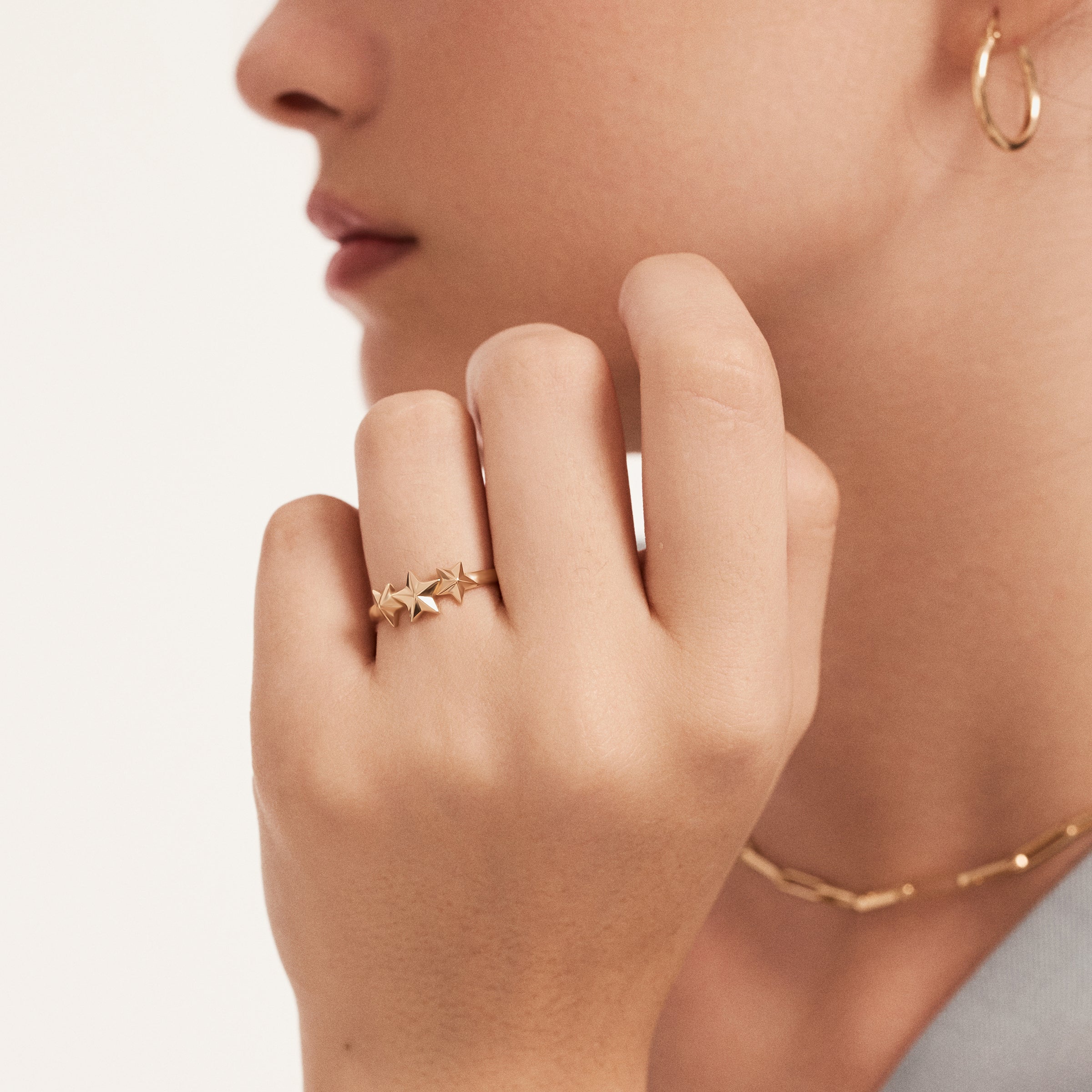 Yıldızlı Altın Yüzük