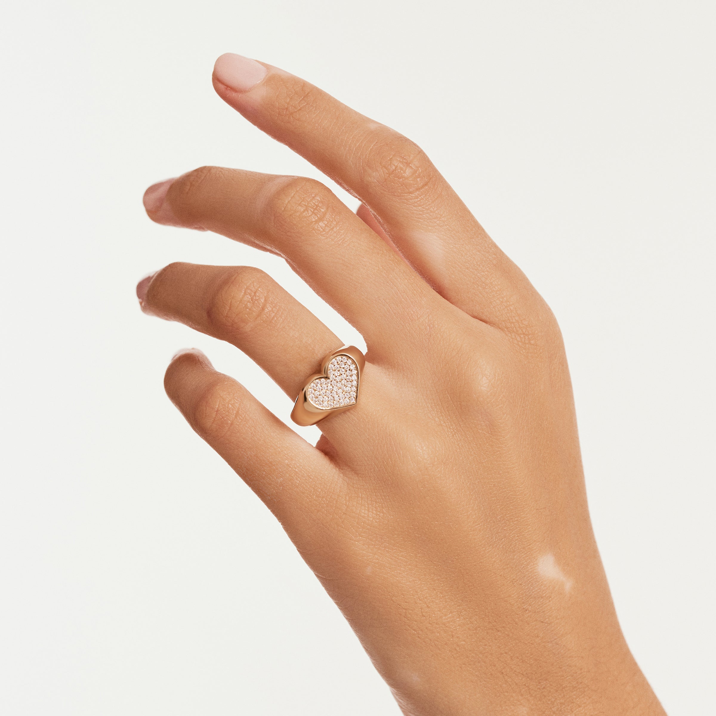 Özel Tasarım Kalp Altın Yüzük