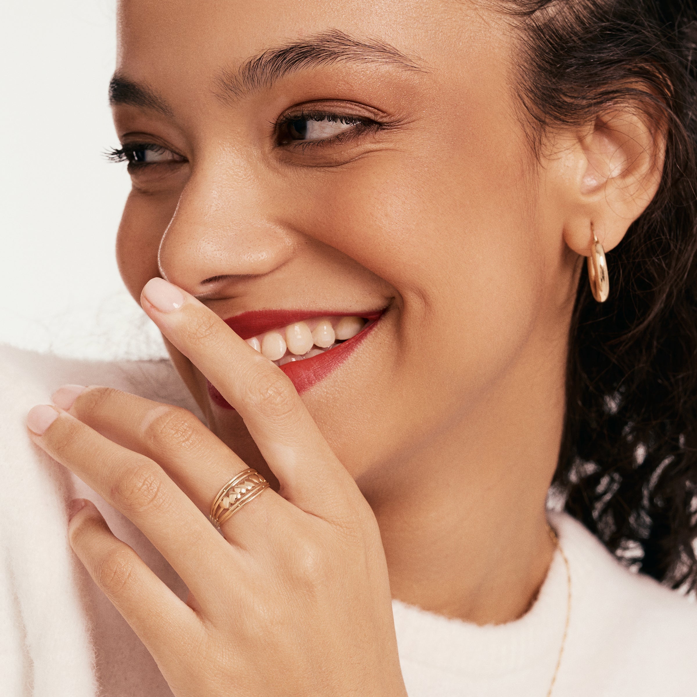 Kalp Dizili Altın Yüzük