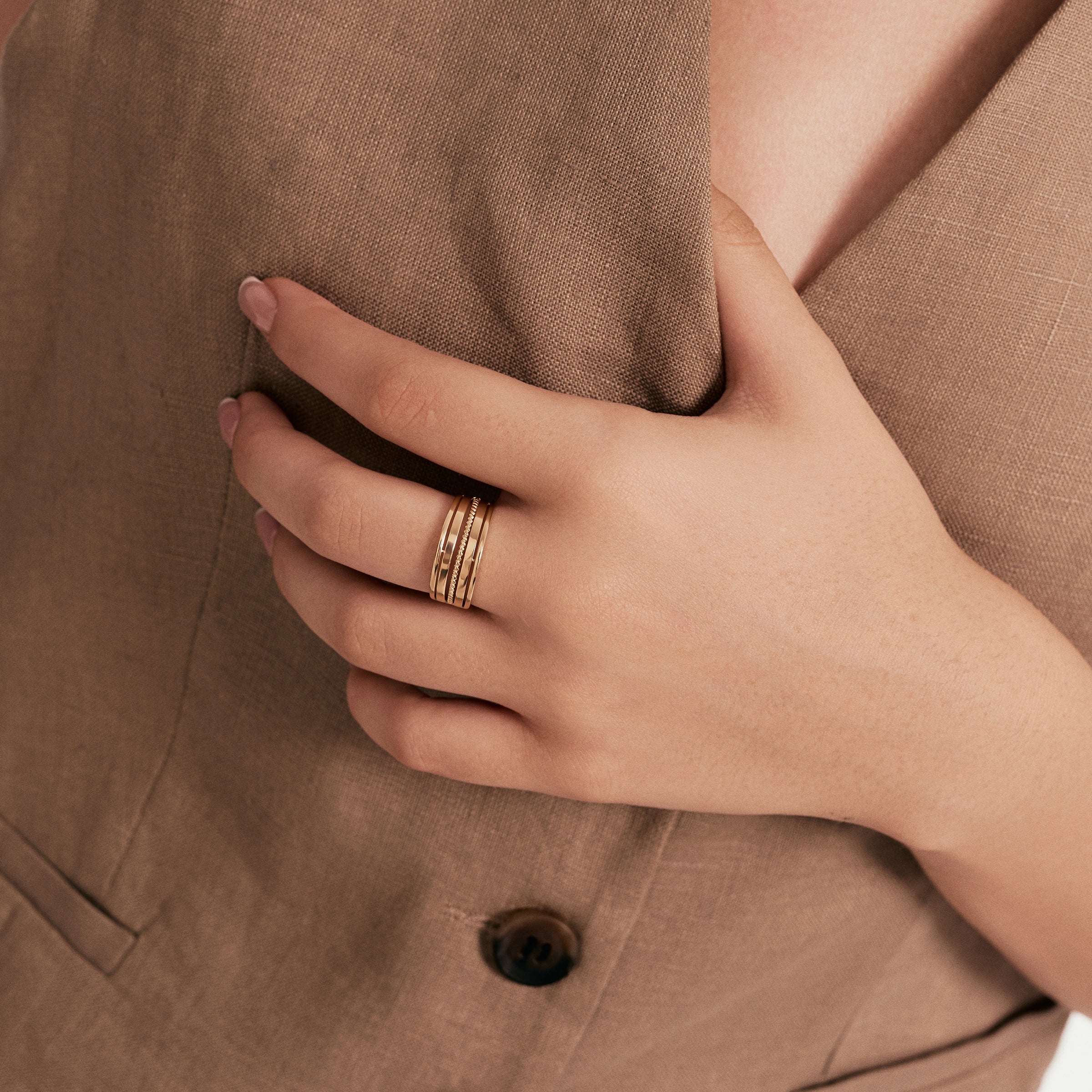 Sıralı AltınYüzük