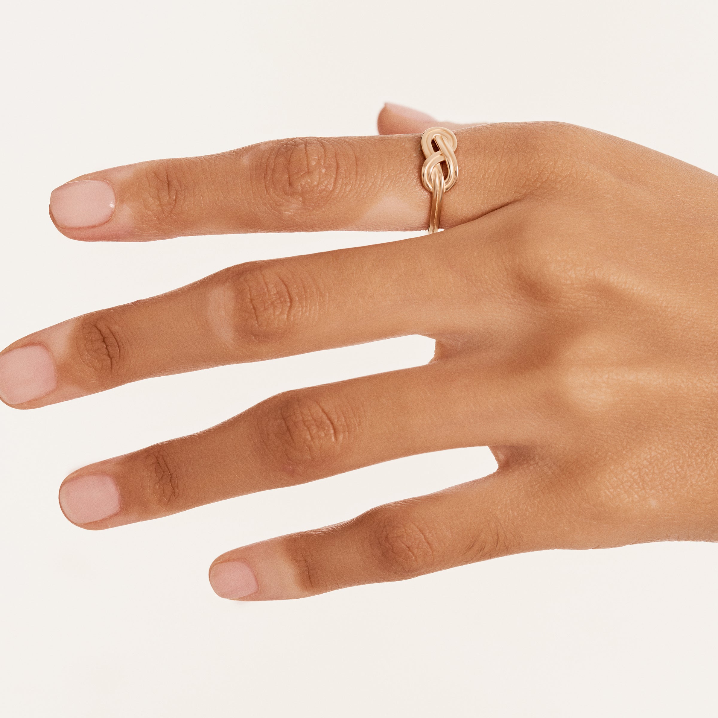 Özel Tasarım Sonsuzluk Altın Yüzük