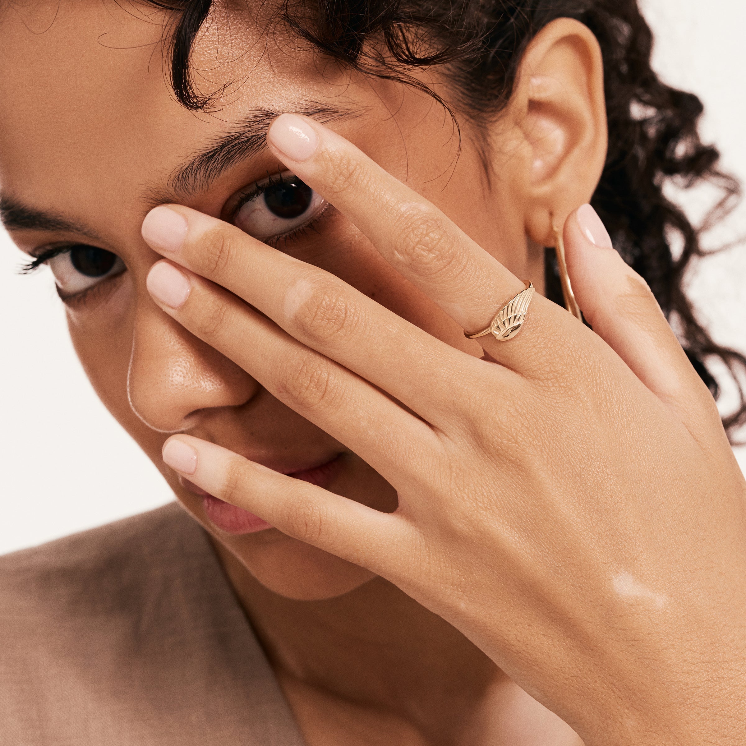 Melek Kanadı Altın Yüzük