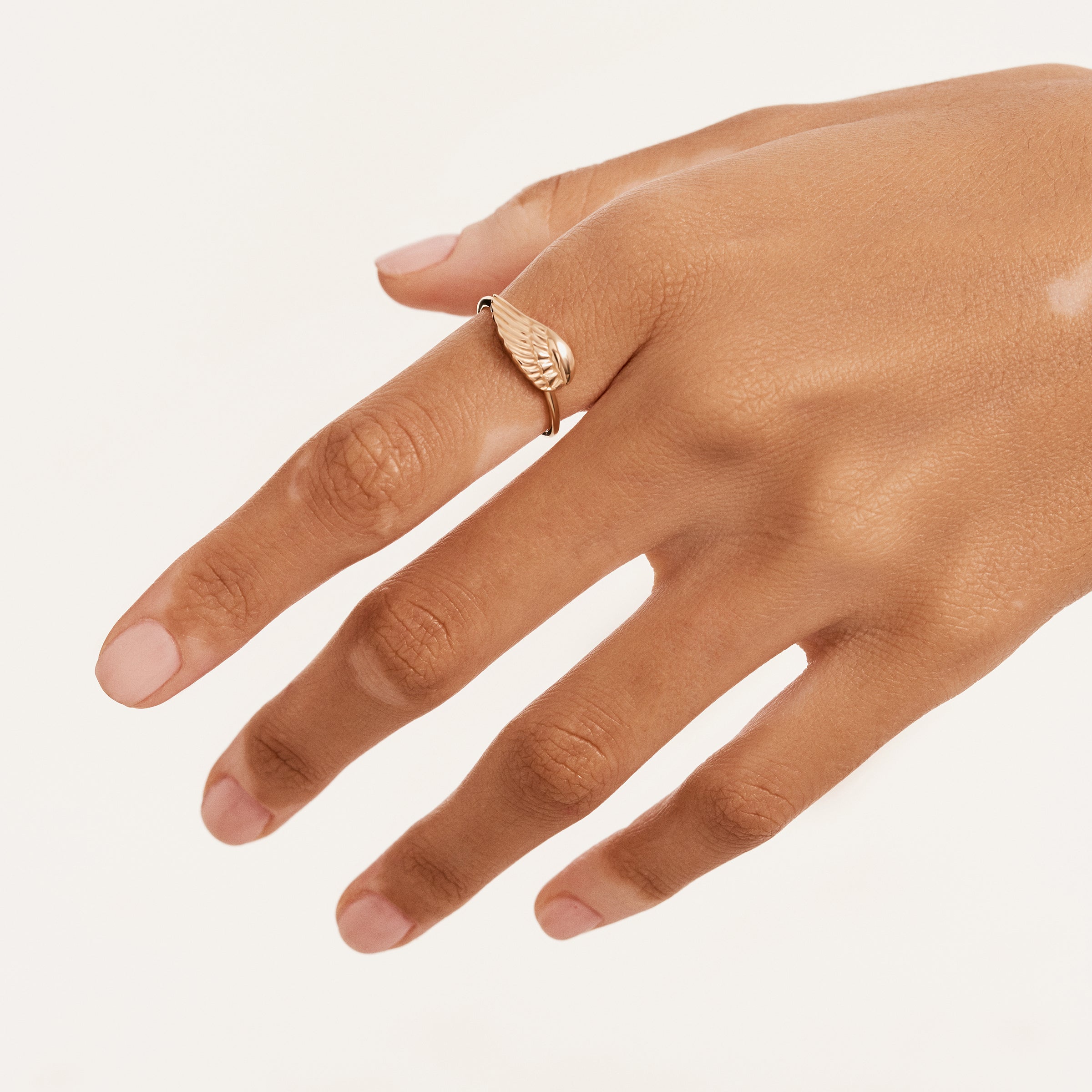 Melek Kanadı Altın Yüzük