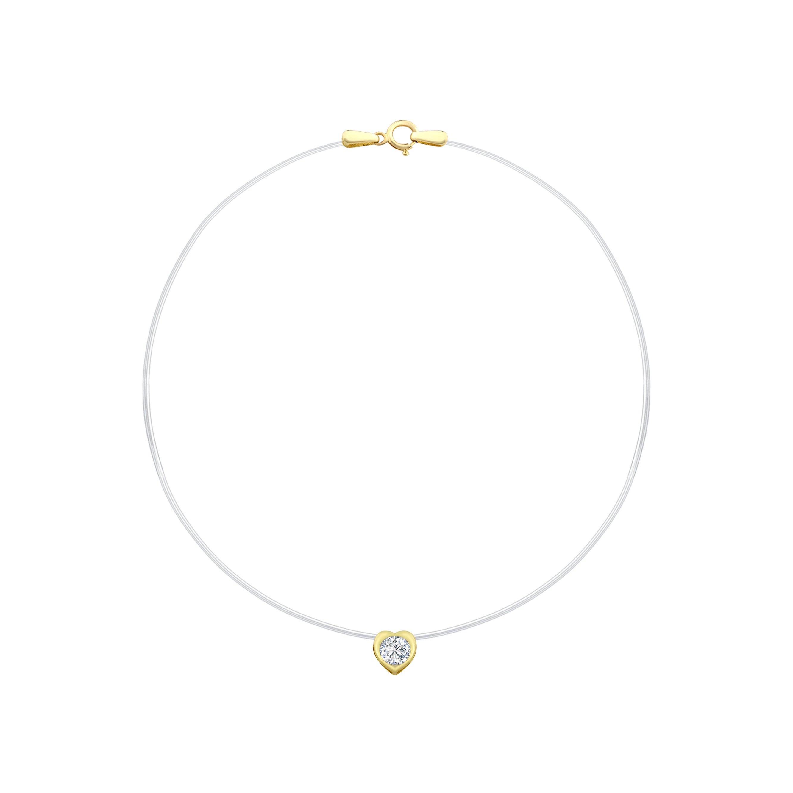 Kalp Hayalet Kolye / orta