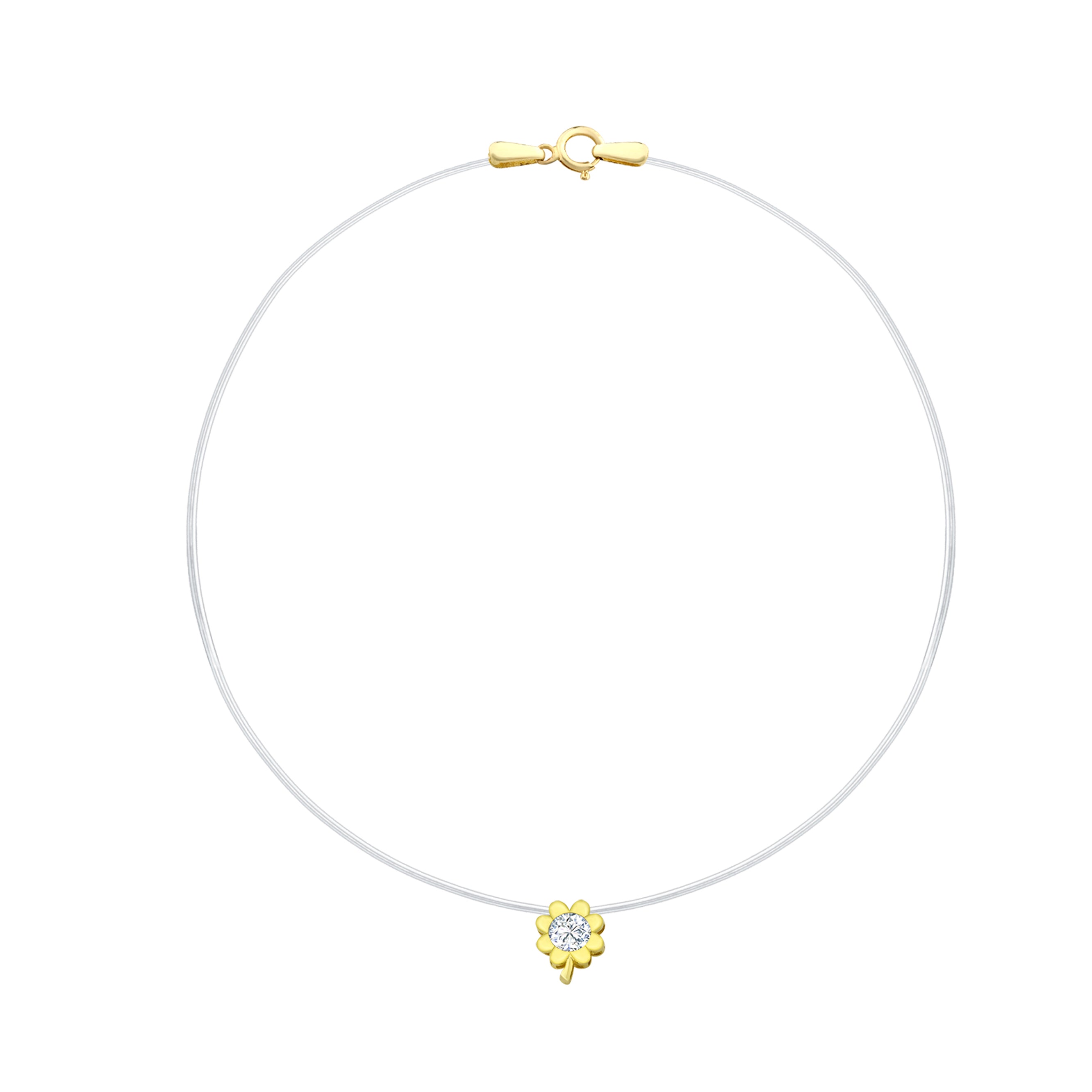 Yonca Hayalet Kolye / küçük