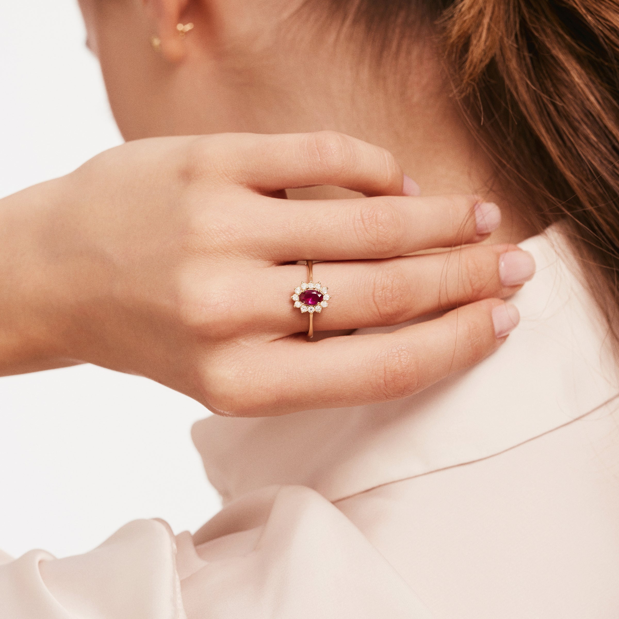 Ruby Damla Kesim Tektaş Yüzük