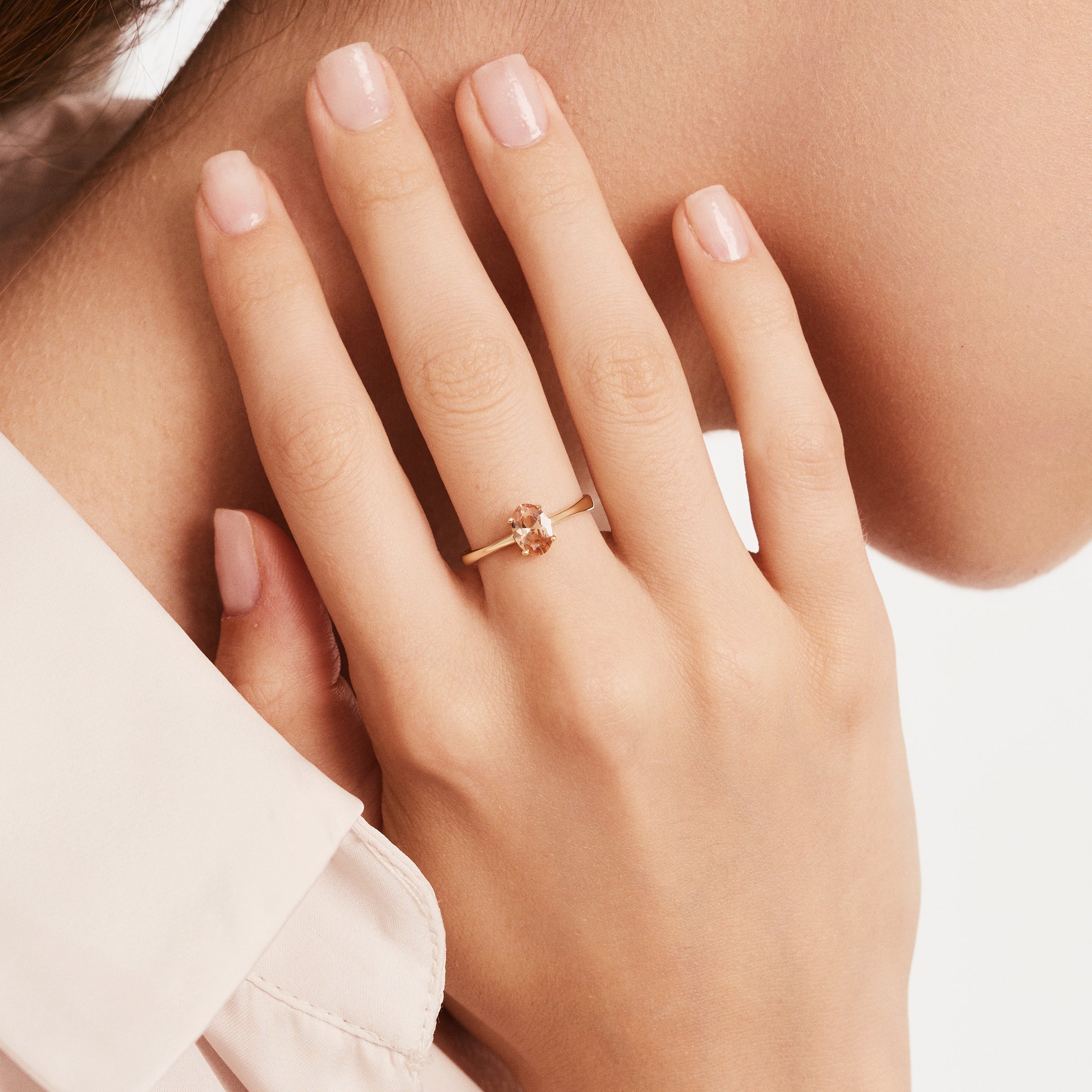 Sitrin Tektaş Minimal Yüzük