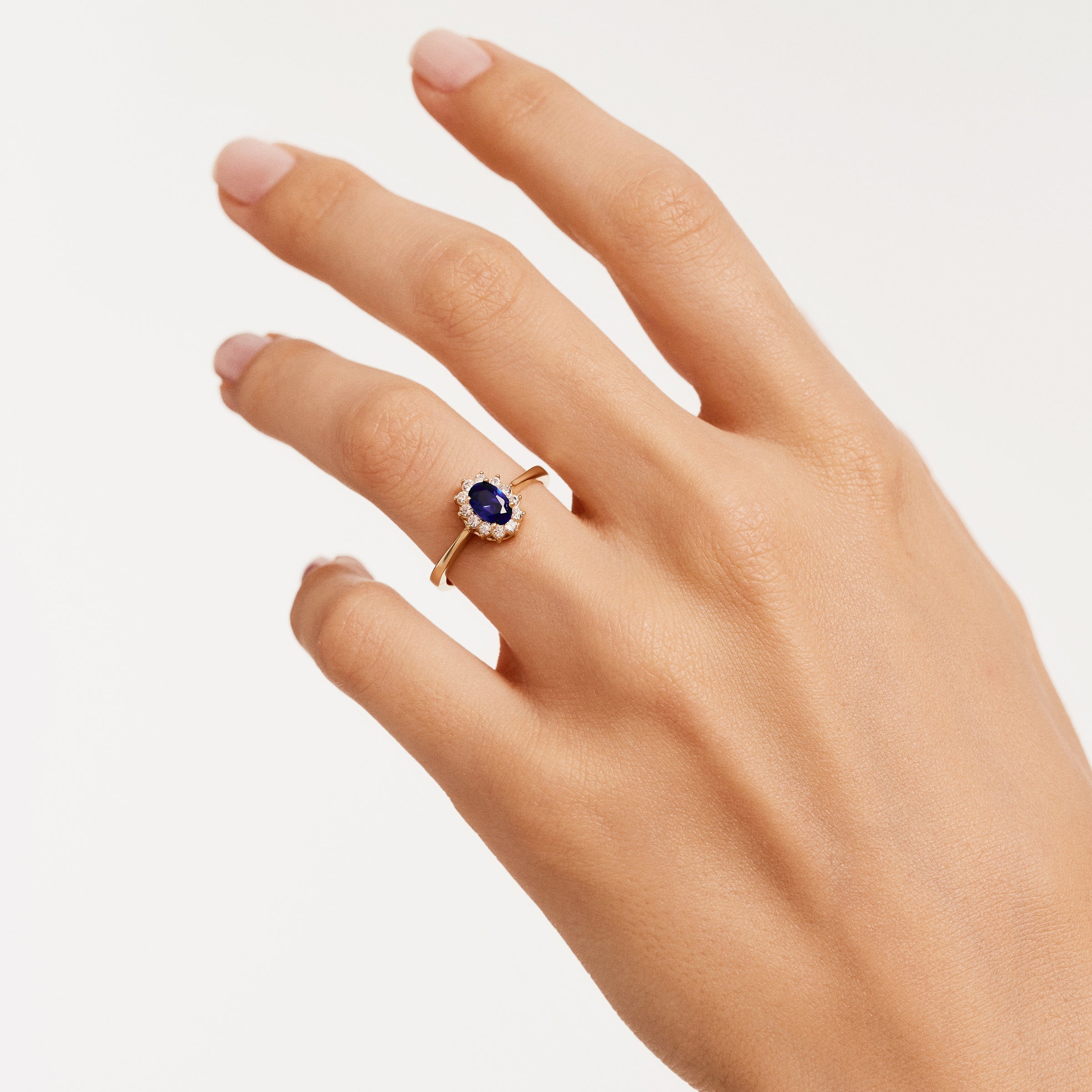 Safir Tektaş Yüzük