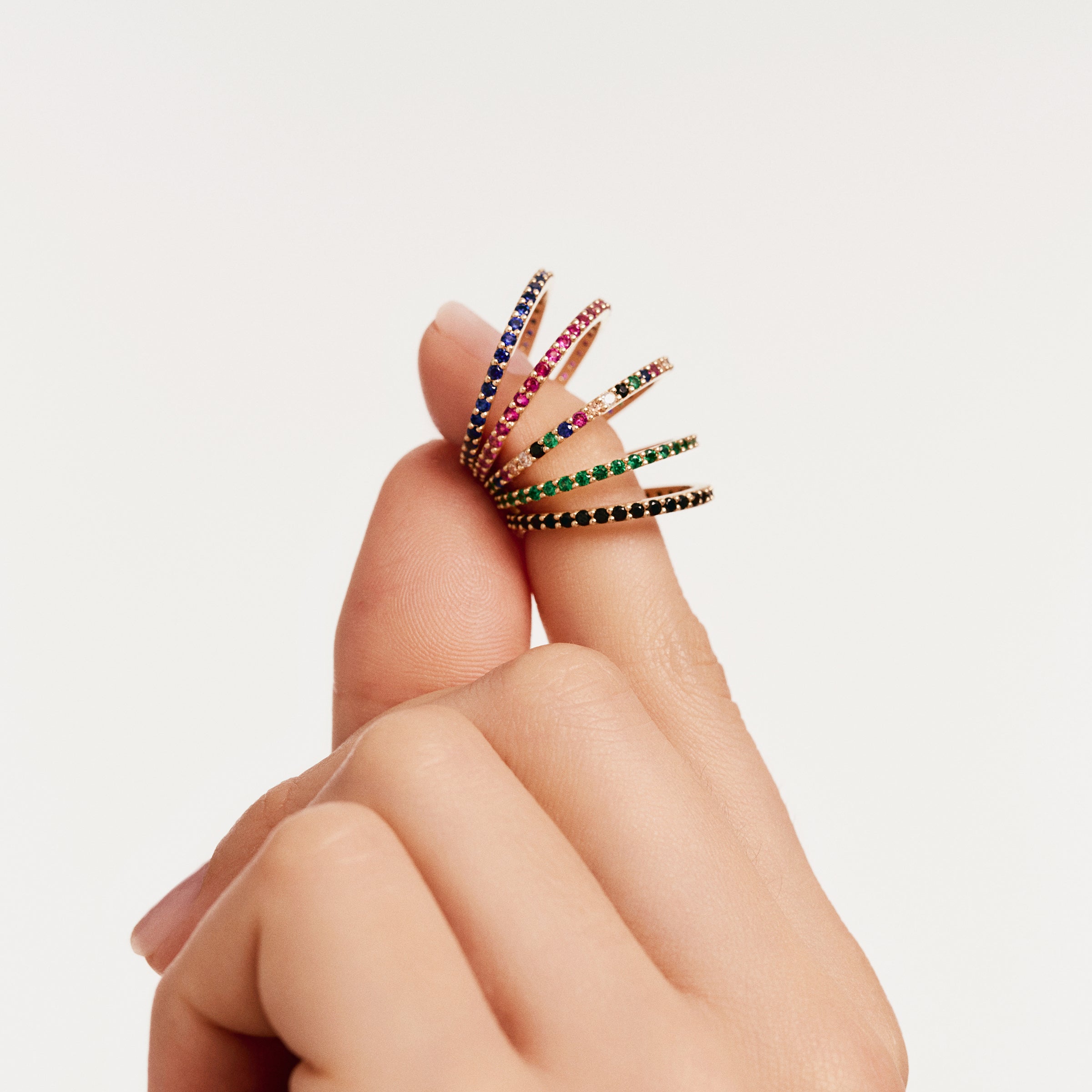 Tamtur Rankli Taş Altın Yüzük