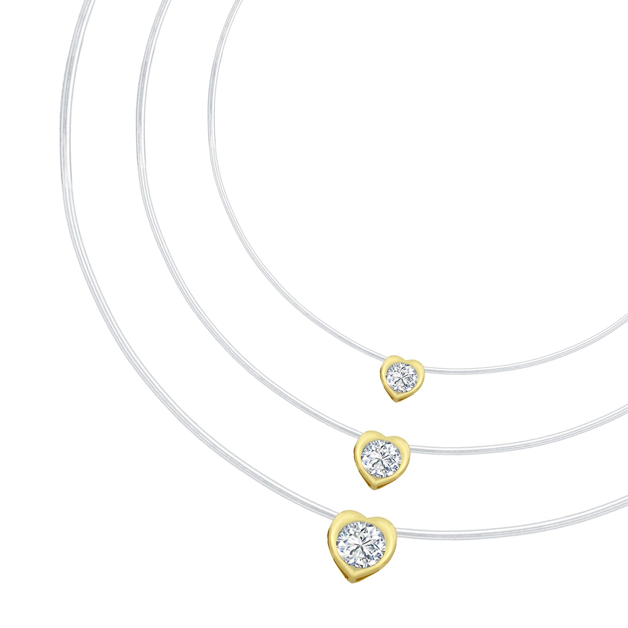 Kalp Hayalet Kolye / orta