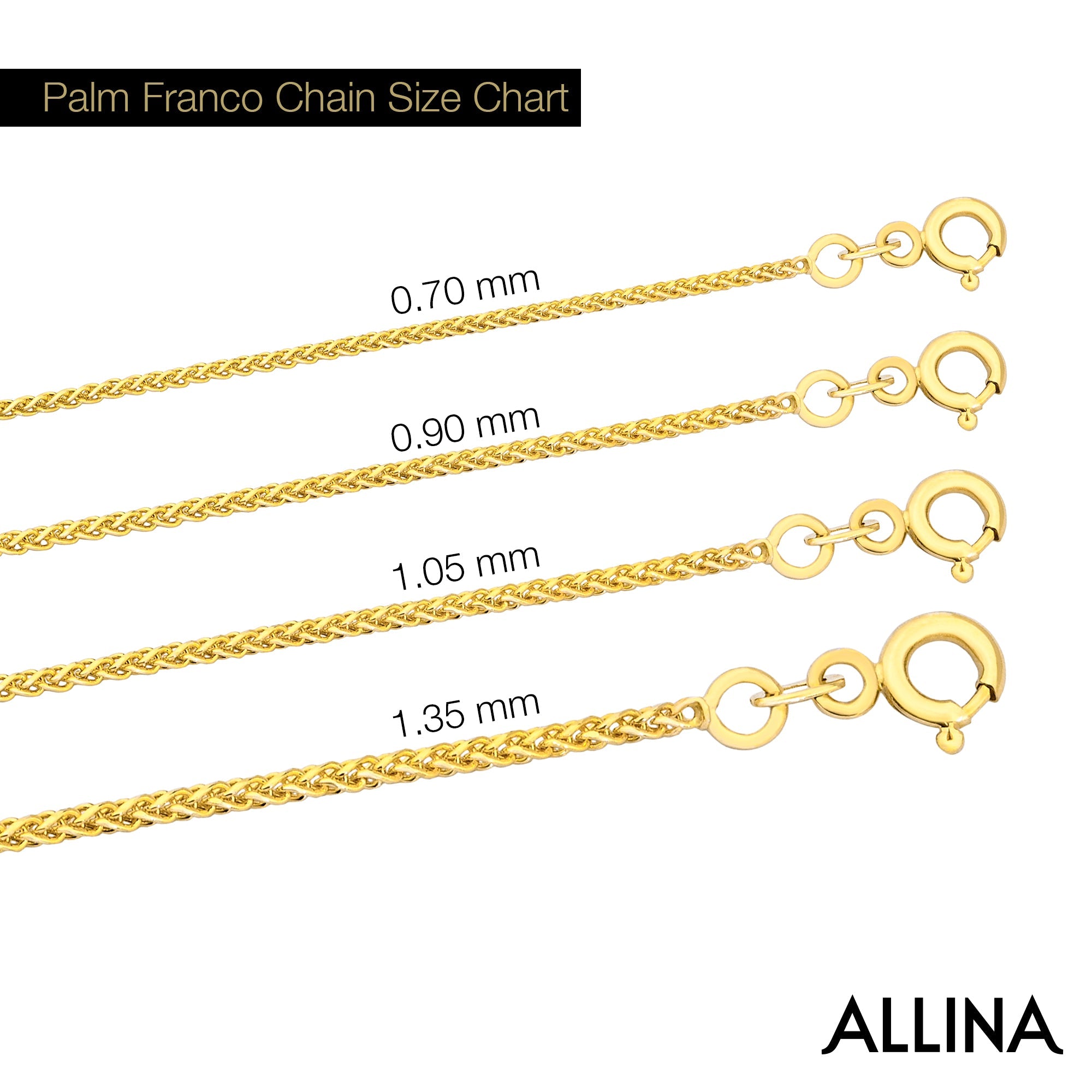 Franco Chain Necklace - 1.05 mm