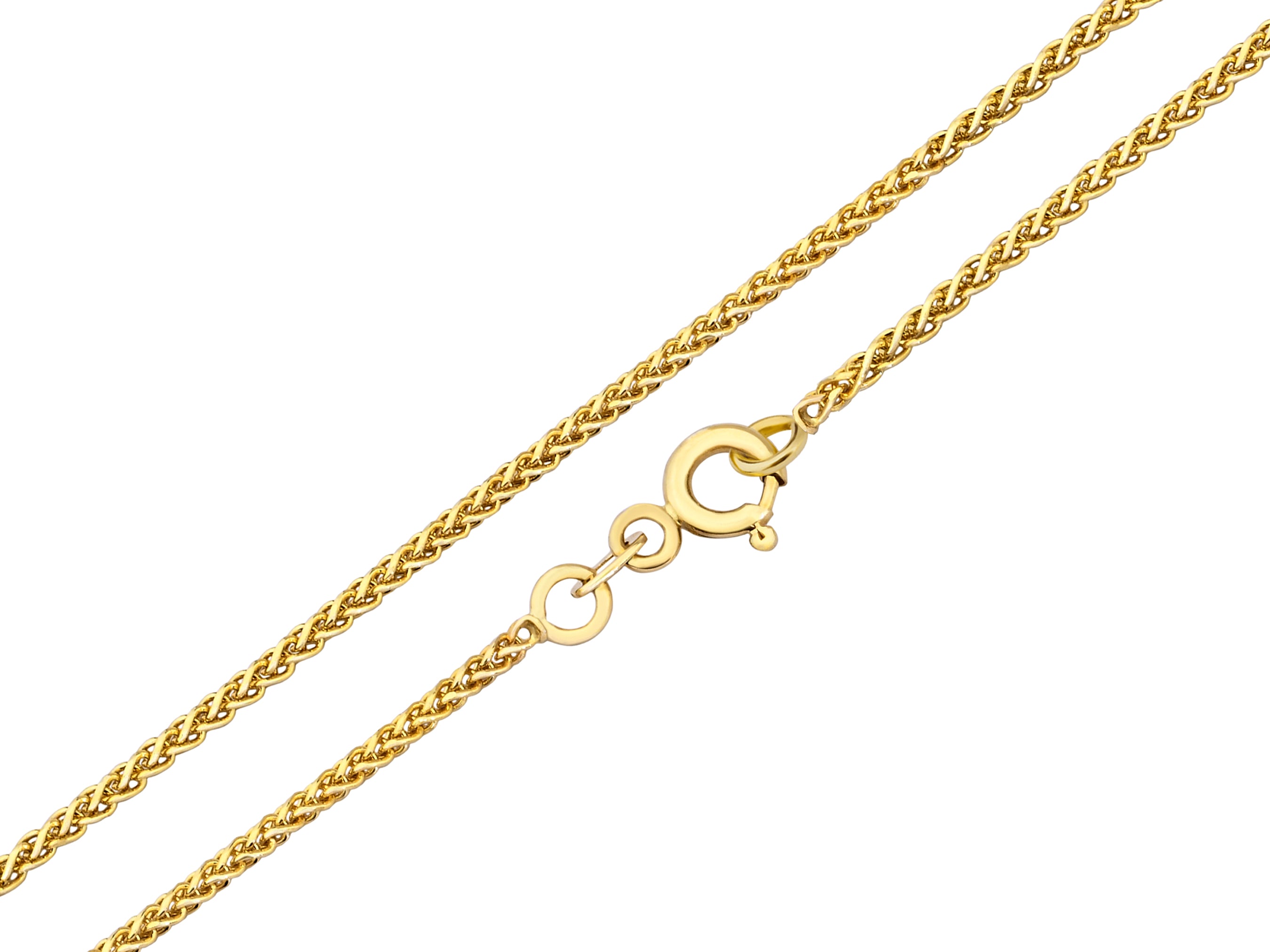 14K Gold Franco Chain Bracelet - 1.35mm | Sleek & Durable Gold Jewelry